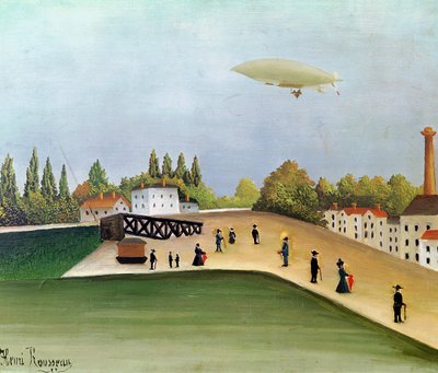Quay at Ivry, c.1908 by Henri Rousseau